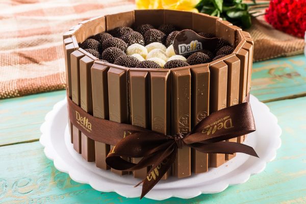 Torta de chocolate y frutos secos